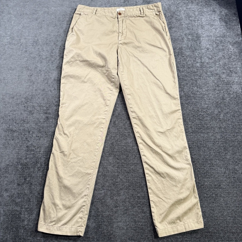 Apolis Global Citizen Utility Chino Pants Mens Size 34 Straight Leg Made In USA‎